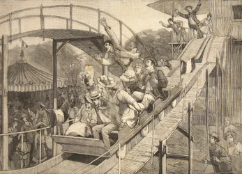 Funfair Accident in the Russian Mountains, Saint-Cloud